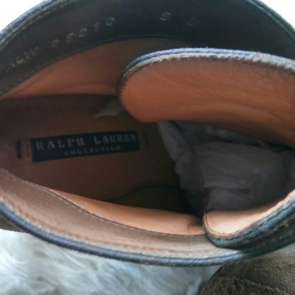 Ralph Lauren Collection Suede Ankle Boots - Picture 4 of 12